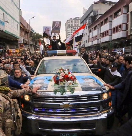 Soleimani funeral Blank Meme Template