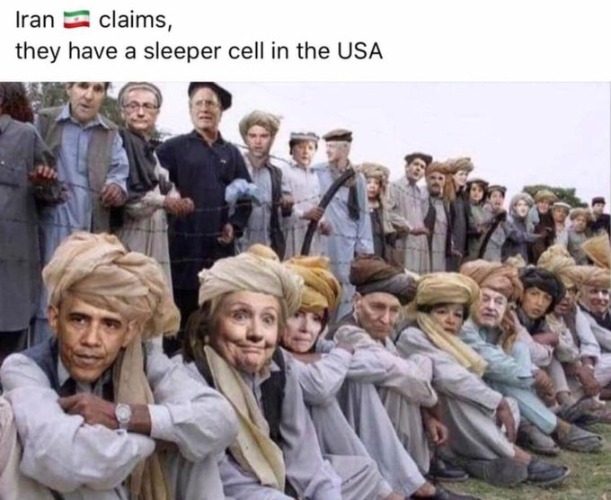 Iran has a sleeper cell in the United States | image tagged in democratic party,traitors,sleeper cells,elitists,deep state,triggered democrats | made w/ Imgflip meme maker
