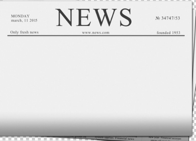 Blank Newspaper Blank Template Imgflip