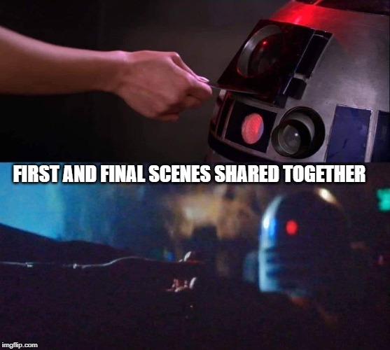 FIRST AND FINAL SCENES SHARED TOGETHER | image tagged in star wars,the rise of skywalker | made w/ Imgflip meme maker
