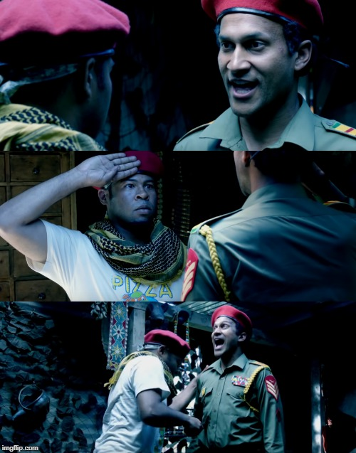 Key and Peele African Warlord Blank Meme Template