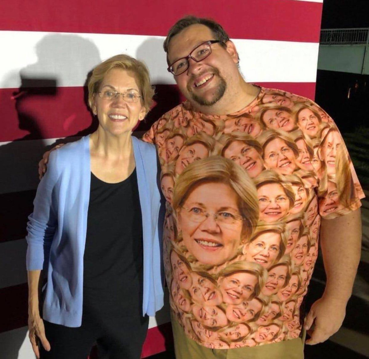 Creeped Out Elizabeth Warren Blank Meme Template