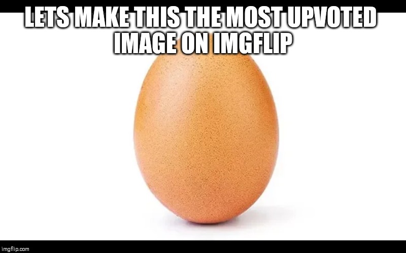 LETS MAKE THIS THE MOST UPVOTED 
IMAGE ON IMGFLIP | image tagged in meme | made w/ Imgflip meme maker