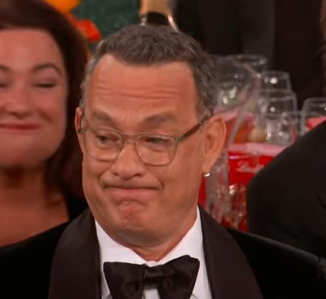 High Quality Tom Hanks Golden Globes Blank Meme Template
