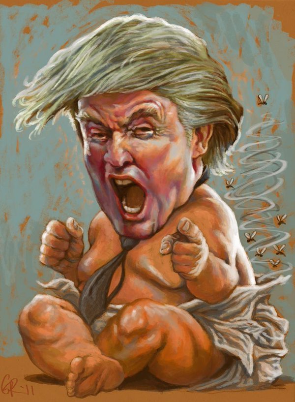 Trump baby infant full diaper Blank Meme Template
