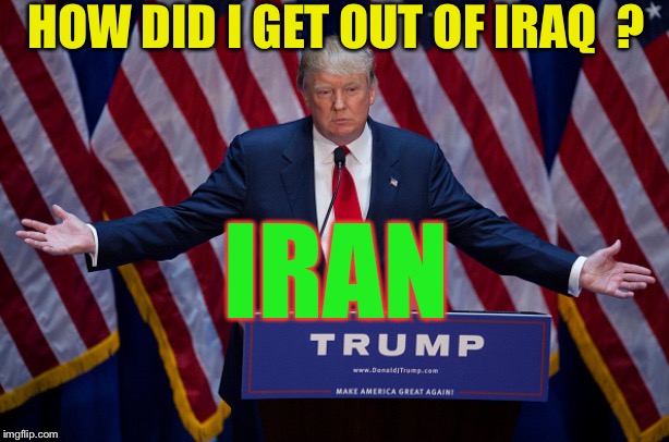Wonder if Melania will take them up on the $80 million offer ;-) | HOW DID I GET OUT OF IRAQ  ? IRAN | image tagged in donald trump,iran,soleimani,assassination,iraq,drone strike | made w/ Imgflip meme maker