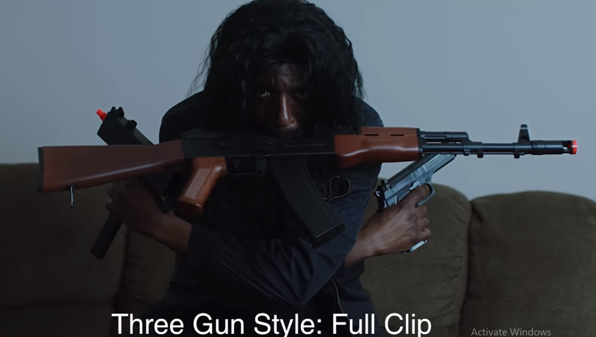 3 gun style full clip Blank Meme Template