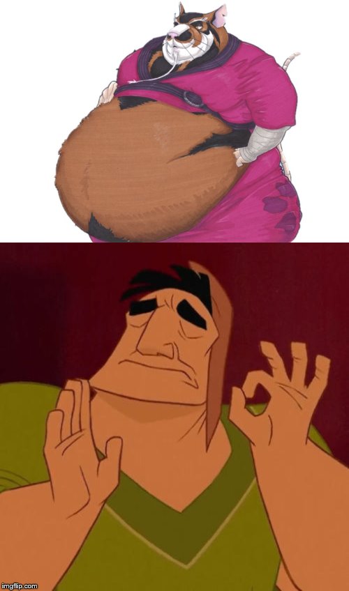 image tagged in when x just right,fat splinter | made w/ Imgflip meme maker