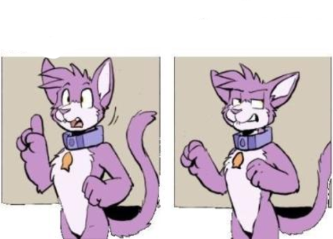 High Quality Furry hold on Blank Meme Template