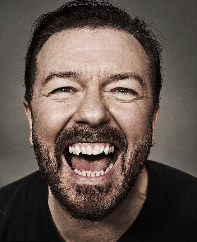 High Quality Ricky Gervais Blank Meme Template