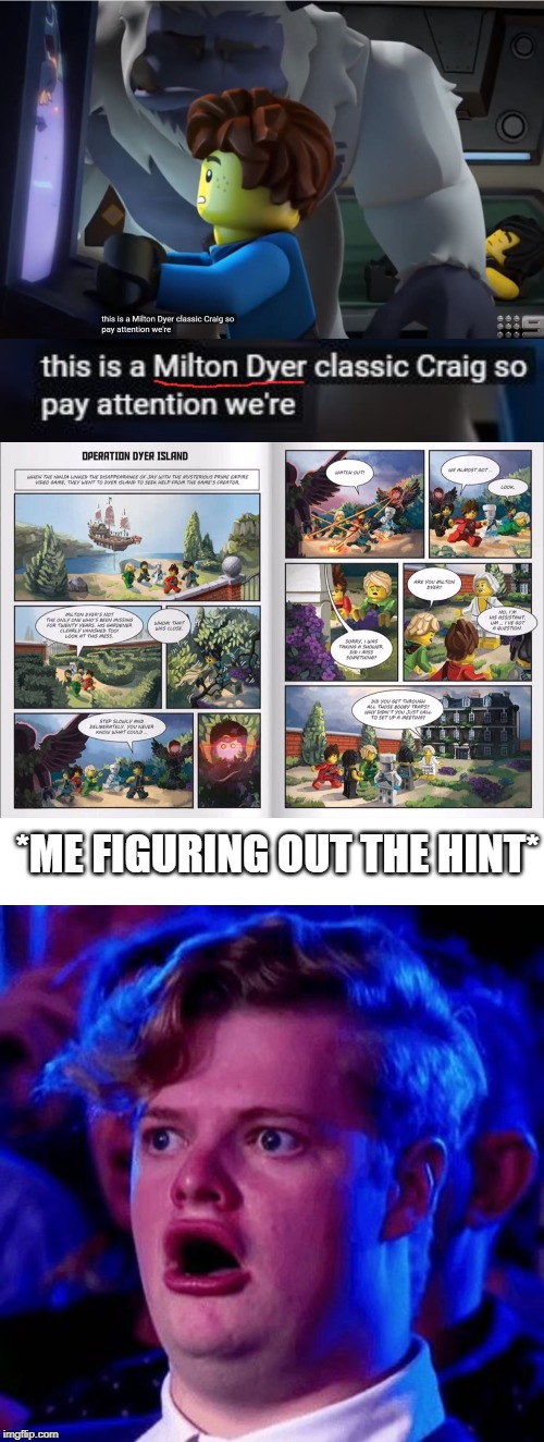 Only true Ninjago fans would understand... | *ME FIGURING OUT THE HINT* | image tagged in ninjago,jay | made w/ Imgflip meme maker