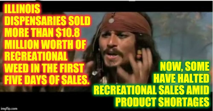 Where'd It All Go? | ILLINOIS DISPENSARIES SOLD MORE THAN $10.8 MILLION WORTH OF RECREATIONAL WEED IN THE FIRST FIVE DAYS OF SALES. NOW, SOME HAVE HALTED RECREATIONAL SALES AMID PRODUCT SHORTAGES | image tagged in memes,why is the rum gone,but why tho,but why,funny stuff,but that's not my fault | made w/ Imgflip meme maker