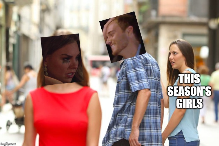 Distracted Boyfriend Meme | THIS
SEASON'S
GIRLS | image tagged in memes,distracted boyfriend | made w/ Imgflip meme maker