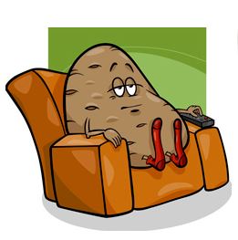 High Quality Couch Potato Blank Meme Template