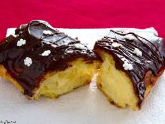 Chocolate Peppermint Ganache Eclairs | made w/ Imgflip meme maker