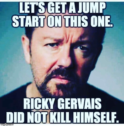 Let's hope he didn't kill his career though. | image tagged in jeffrey epstein,politics,political meme | made w/ Imgflip meme maker