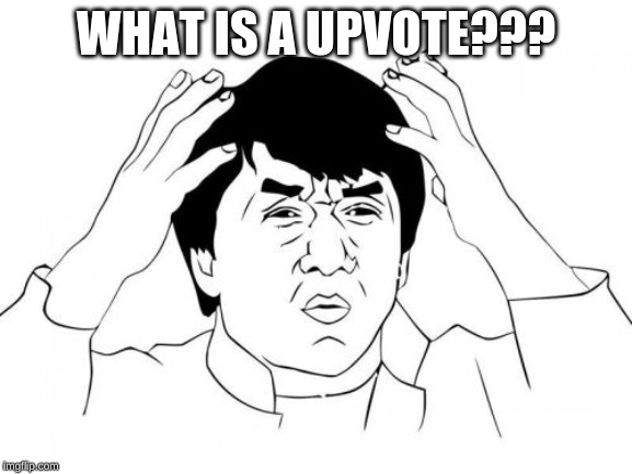 Jackie Chan WTF Meme | WHAT IS A UPVOTE??? | image tagged in memes,jackie chan wtf | made w/ Imgflip meme maker