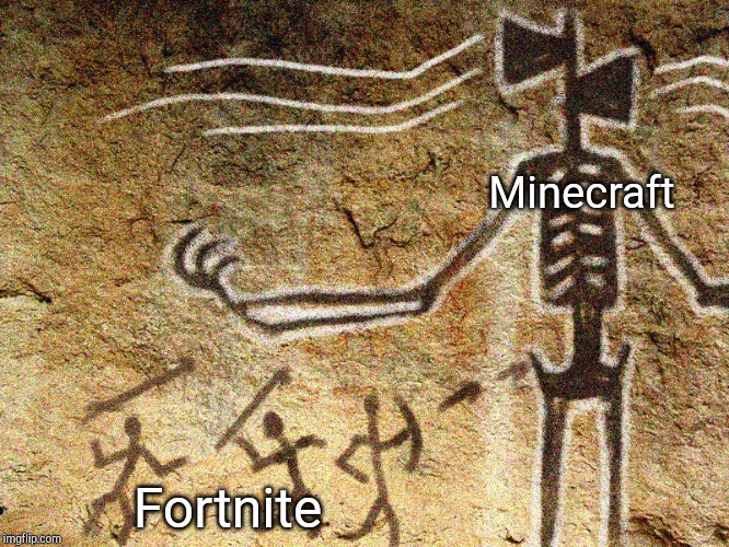 Ancient Siren Head | Minecraft; Fortnite | image tagged in ancient siren head | made w/ Imgflip meme maker