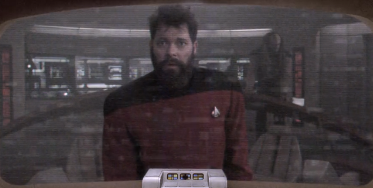 Crazy Riker Blank Meme Template