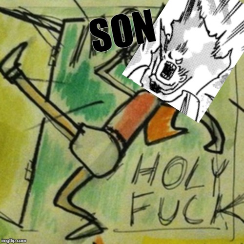 MOM HOLY FUCK | SON | image tagged in mom holy fuck,my hero academia,boku no hero academia,bnha,endeavor | made w/ Imgflip meme maker