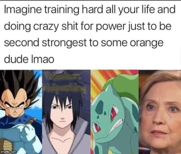 first political meme of 2020!
i know the joke's old | image tagged in trump,goku,naruto,charmander | made w/ Imgflip meme maker