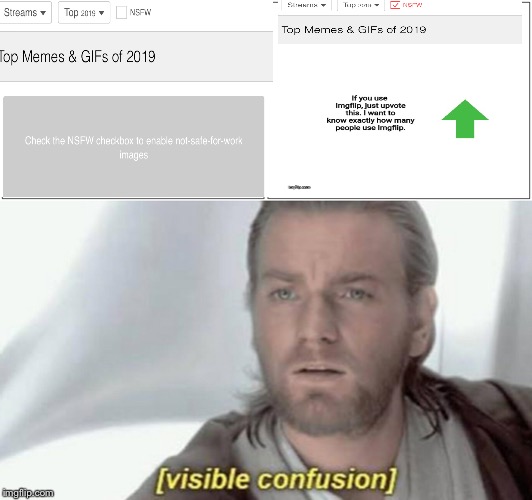 But.. why? | image tagged in memes,blank comic panel 2x1,obi wan kenobi,visible confusion,2019,2020 | made w/ Imgflip meme maker