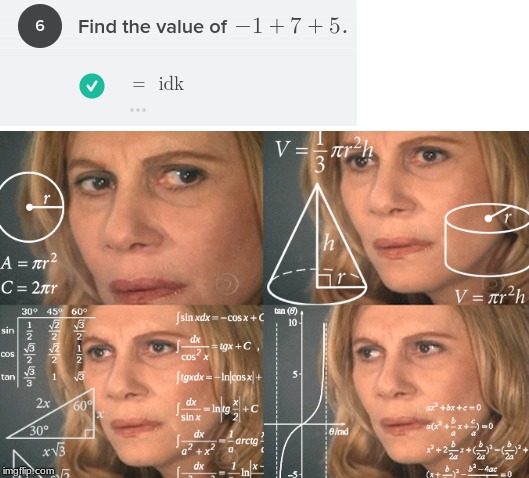 image tagged in memes,math lady/confused lady,math,yes | made w/ Imgflip meme maker