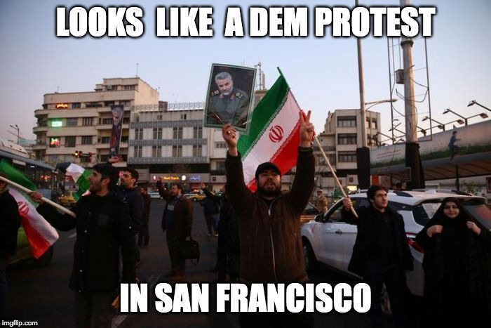 LOOKS  LIKE  A DEM PROTEST; IN SAN FRANCISCO | made w/ Imgflip meme maker