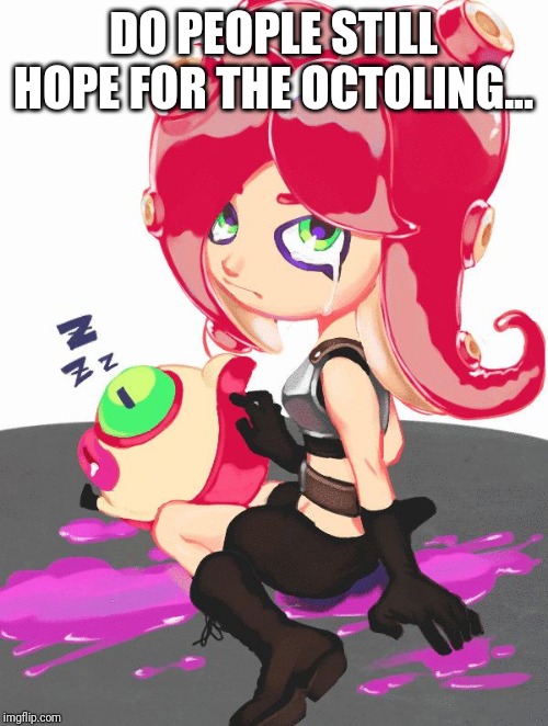 Crying Octoling | DO PEOPLE STILL HOPE FOR THE OCTOLING... | image tagged in crying octoling | made w/ Imgflip meme maker