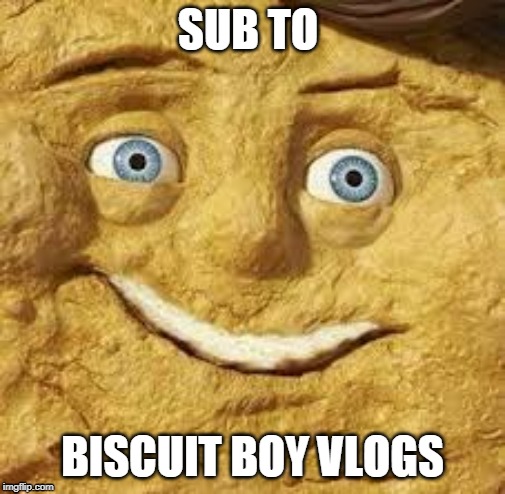 biscuit boy vlogs on yt | SUB TO; BISCUIT BOY VLOGS | image tagged in youtube,youtuber,biscuit boy vlogs | made w/ Imgflip meme maker