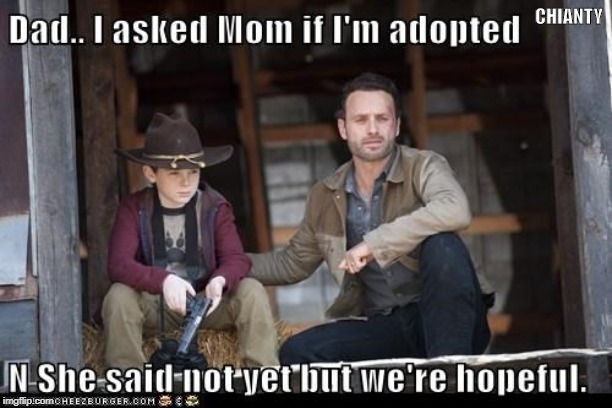Adopted | CHIANTY | image tagged in not sure if | made w/ Imgflip meme maker