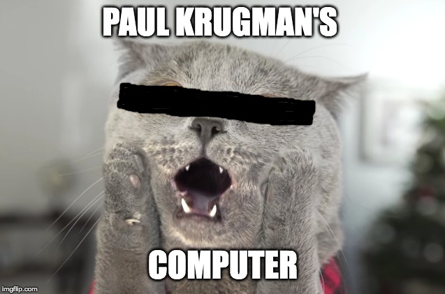 PAUL KRUGMAN'S; COMPUTER | made w/ Imgflip meme maker