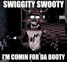 Foxy Swiggity swooty Blank Meme Template