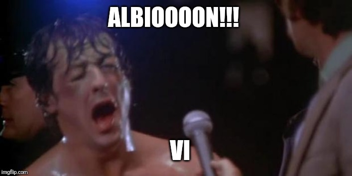 Rocky Adrian | ALBIOOOON!!! VI | image tagged in rocky adrian | made w/ Imgflip meme maker