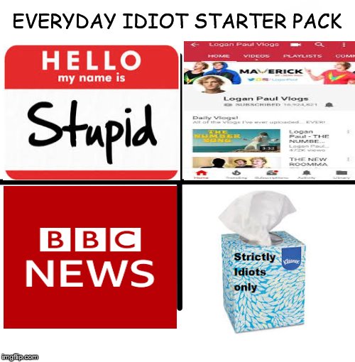 Blank Starter Pack Meme | EVERYDAY IDIOT STARTER PACK | image tagged in memes,blank starter pack | made w/ Imgflip meme maker
