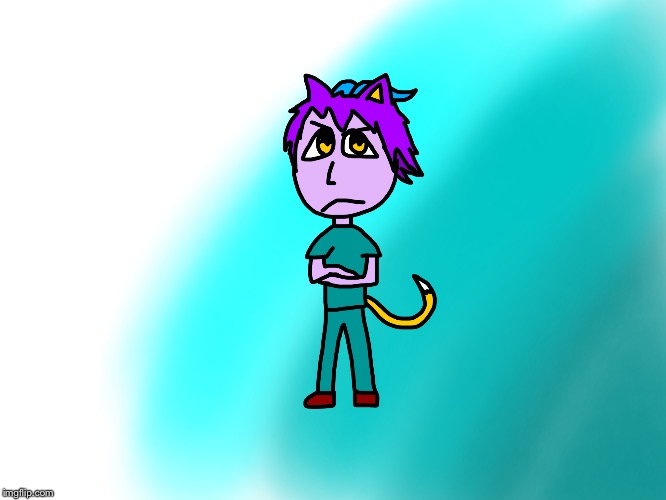 Alex the neko-popstaran oc. (Male form) | made w/ Imgflip meme maker