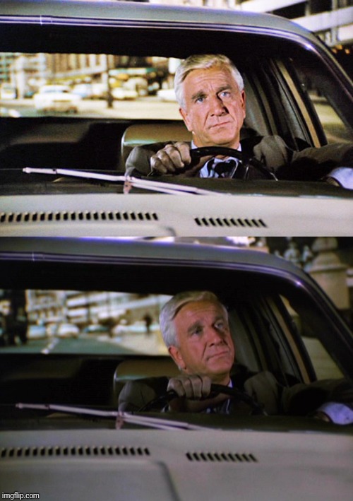 High Quality Leslie Nielsen Contemplates Blank Meme Template