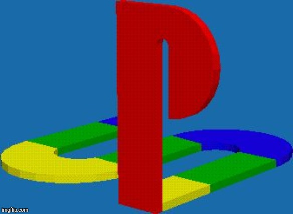 PlayStation Logo | image tagged in playstation logo | made w/ Imgflip meme maker
