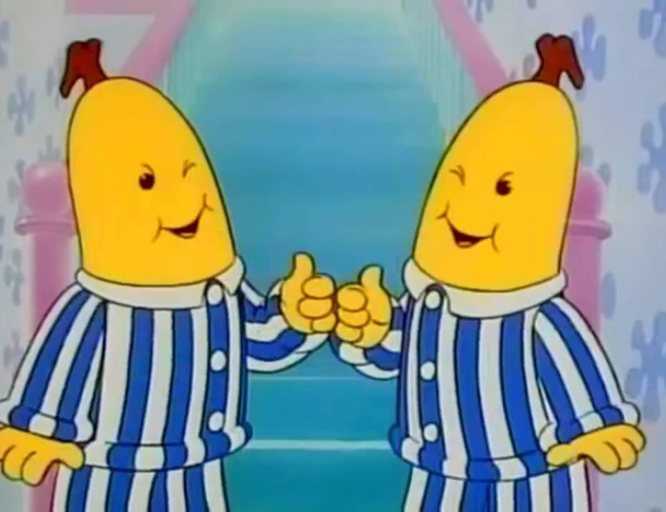 Bananas In Pajamas Blank Template Imgflip