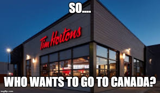 SO.... WHO WANTS TO GO TO CANADA? | image tagged in funny | made w/ Imgflip meme maker