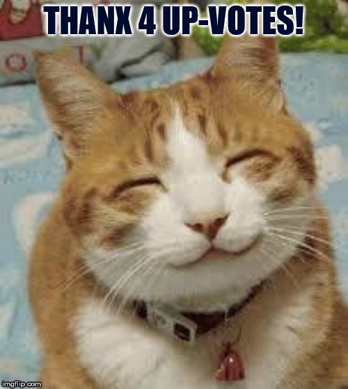 LOUD_VOICE | THANX 4 UP-VOTES! | image tagged in loud_voice | made w/ Imgflip meme maker