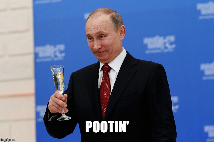 Putin | POOTIN' | image tagged in putin | made w/ Imgflip meme maker