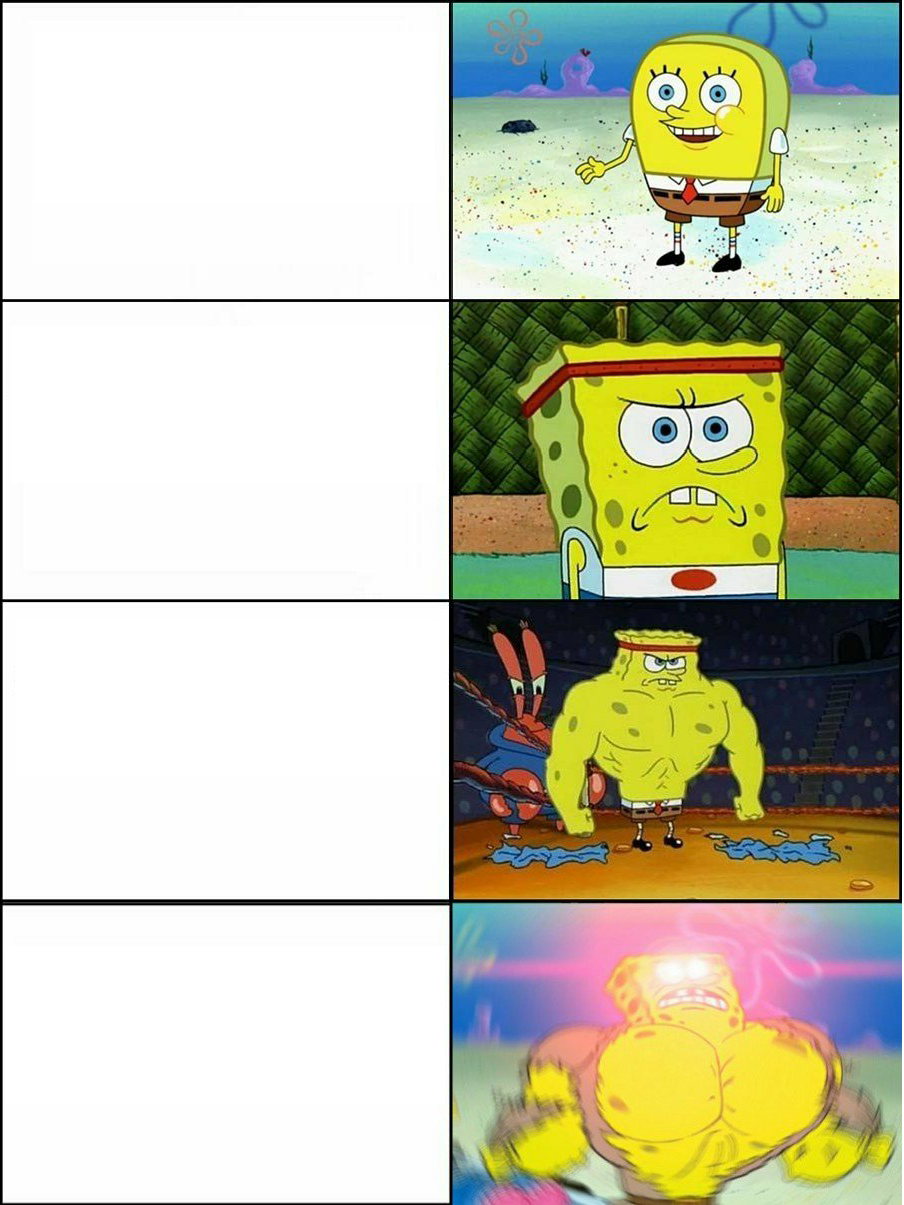 Strong spongebob meme