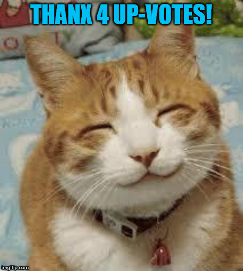 LOUD_VOICE | THANX 4 UP-VOTES! | image tagged in loud_voice | made w/ Imgflip meme maker