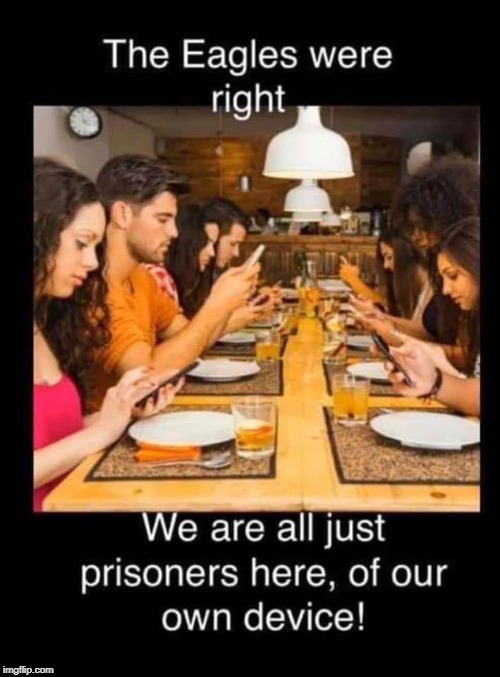 prisoners | image tagged in pun,prisoners,cell phones | made w/ Imgflip meme maker