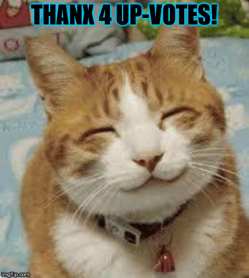LOUD_VOICE | THANX 4 UP-VOTES! | image tagged in loud_voice | made w/ Imgflip meme maker
