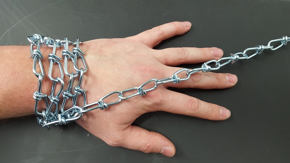 Chain-hand Blank Meme Template