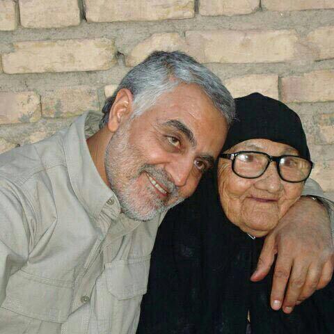 Soleimani and mom Blank Meme Template