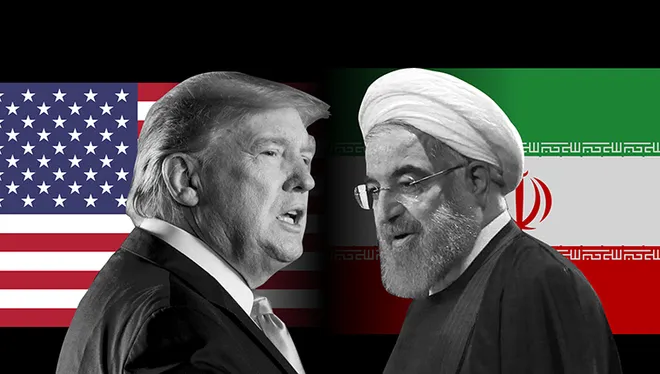 High Quality Iran vs USA Blank Meme Template