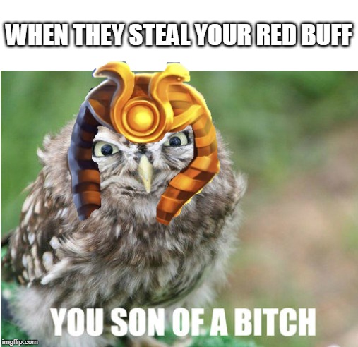 Ra's Red Buff | WHEN THEY STEAL YOUR RED BUFF | image tagged in smite,funny | made w/ Imgflip meme maker